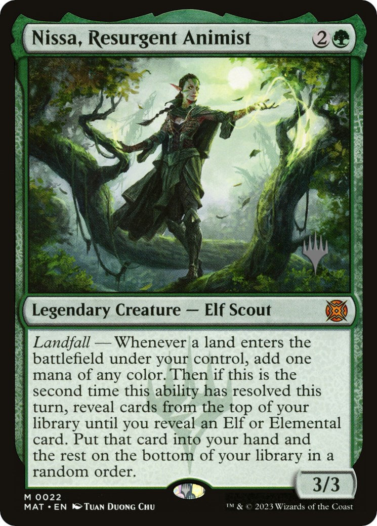 Nissa, Resurgent Animist (Promo Pack) [Murders at Karlov Manor Promos] | Game Master's Emporium (The New GME)