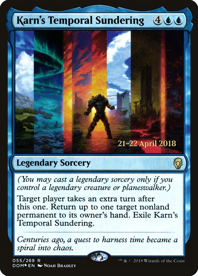 Karn's Temporal Sundering [Dominaria Prerelease Promos] | Game Master's Emporium (The New GME)