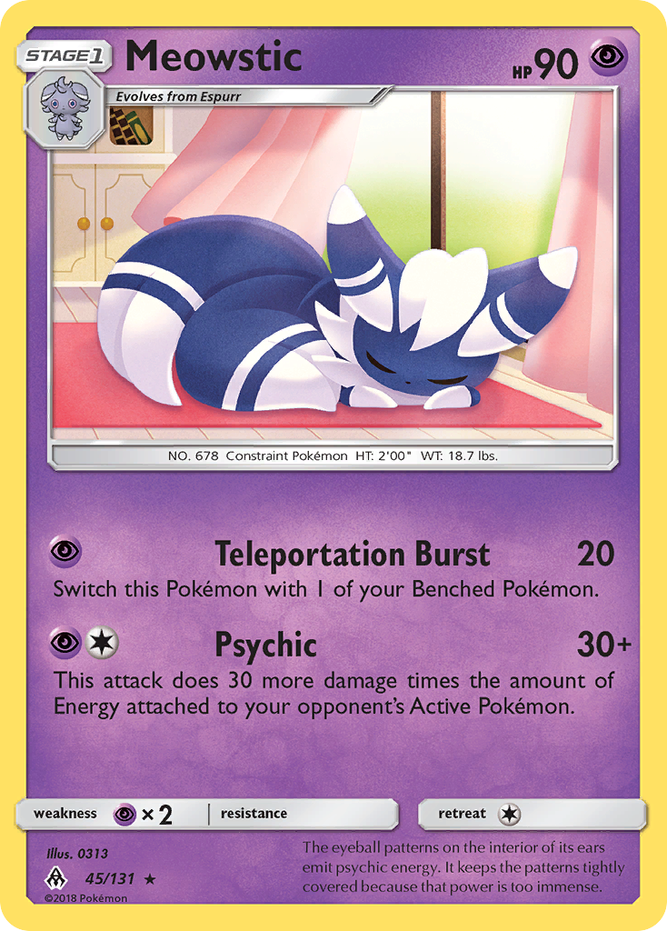 Meowstic (45/131) [Sun & Moon: Forbidden Light] | Game Master's Emporium (The New GME)