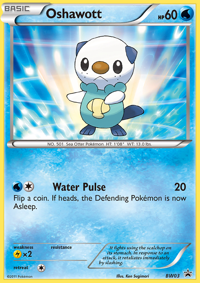 Oshawott (BW03) [Black & White: Black Star Promos] | Game Master's Emporium (The New GME)