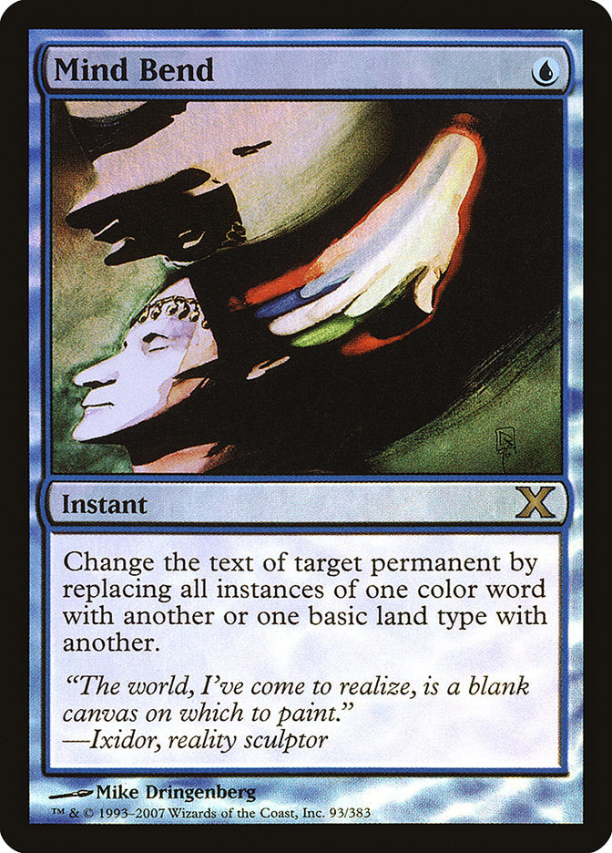 Mind Bend (Premium Foil) [Tenth Edition] | Game Master's Emporium (The New GME)