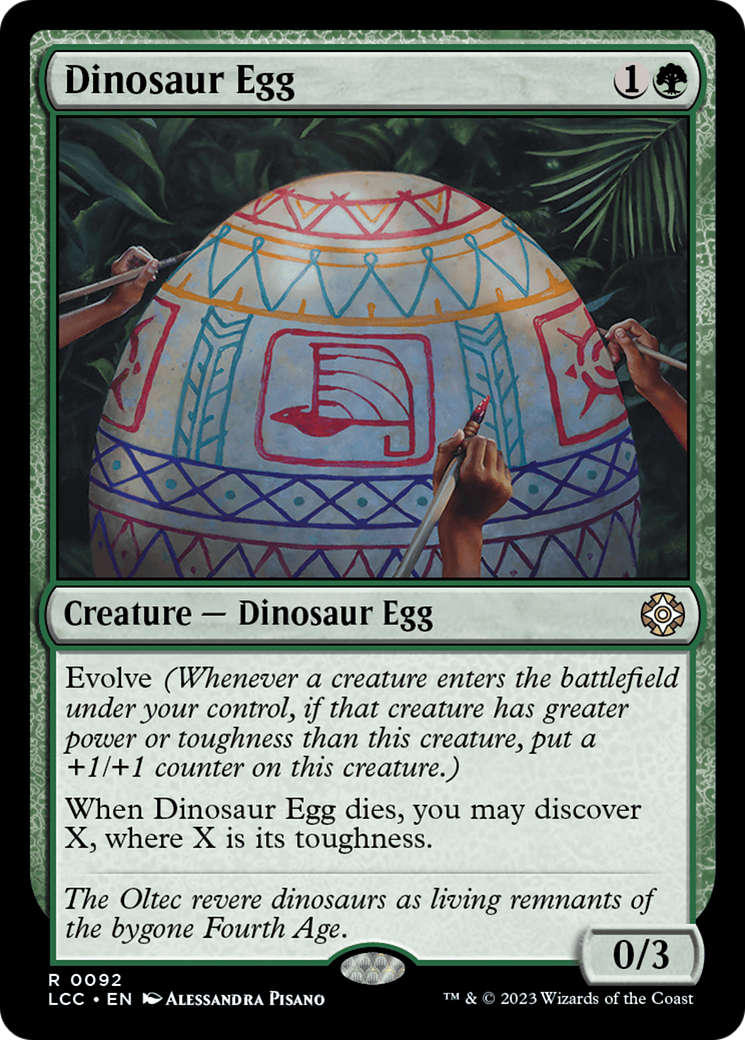 Dinosaur Egg [The Lost Caverns of Ixalan Commander] | Game Master's Emporium (The New GME)