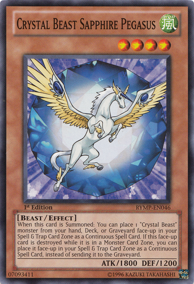 Crystal Beast Sapphire Pegasus [RYMP-EN046] Common | Game Master's Emporium (The New GME)