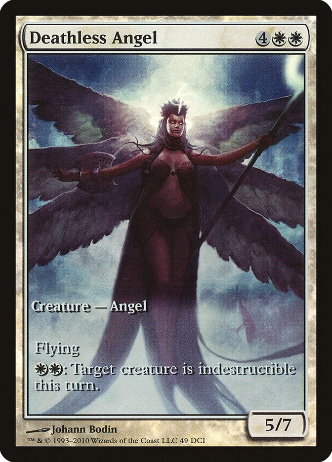 Deathless Angel (Game Day) (Extended Art) [Rise of the Eldrazi Promos] | Game Master's Emporium (The New GME)