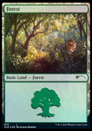 Forest (Cats) (576) [Secret Lair Drop Promos] | Game Master's Emporium (The New GME)