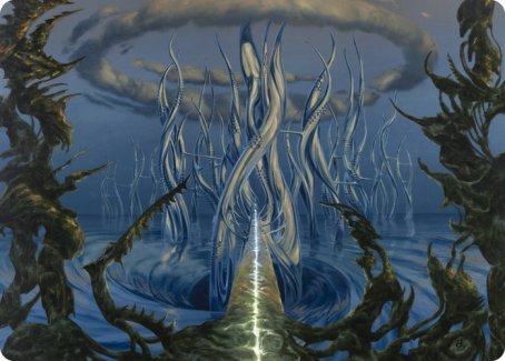 Tanglepool Bridge Art Card [Modern Horizons 2 Art Series] | Game Master's Emporium (The New GME)