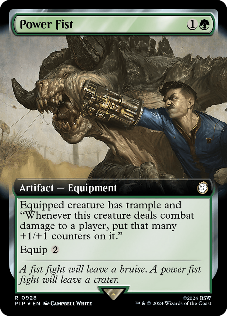 Power Fist (Extended Art) (Surge Foil) [Fallout] | Game Master's Emporium (The New GME)