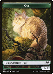 Dwarf Berserker // Cat Double-Sided Token [Kaldheim Tokens] | Game Master's Emporium (The New GME)