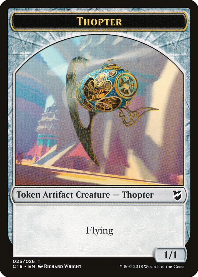 Thopter Token (025/026) [Commander 2018 Tokens] | Game Master's Emporium (The New GME)