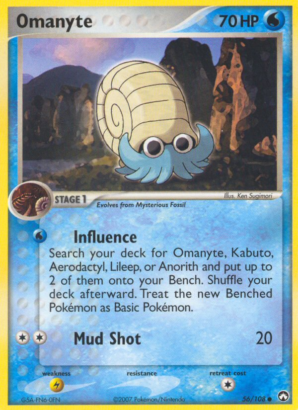 Omanyte (56/108) [EX: Power Keepers] | Game Master's Emporium (The New GME)