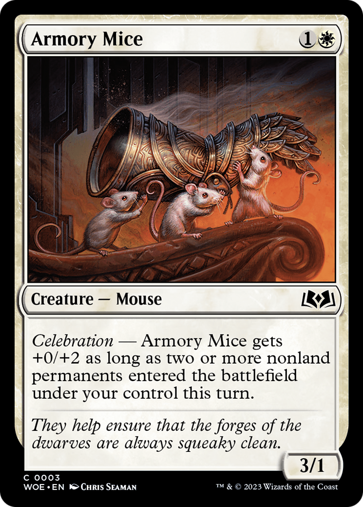 Armory Mice [Wilds of Eldraine] | Game Master's Emporium (The New GME)