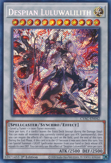 Despian Luluwalilith [CYAC-EN042] Secret Rare | Game Master's Emporium (The New GME)