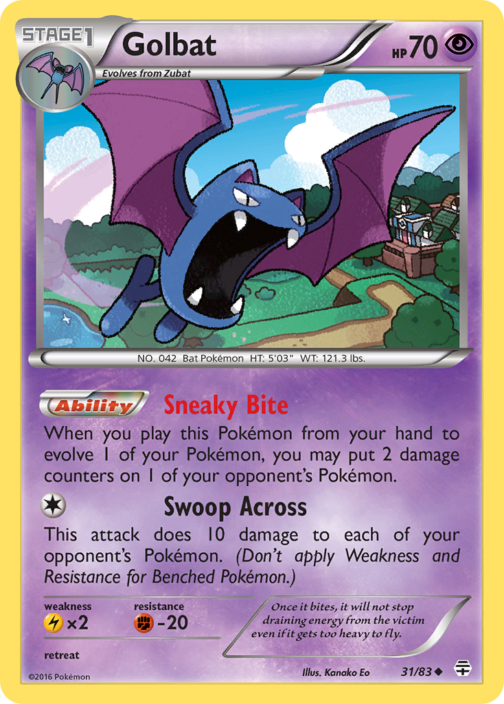 Golbat (31/83) [XY: Generations] | Game Master's Emporium (The New GME)