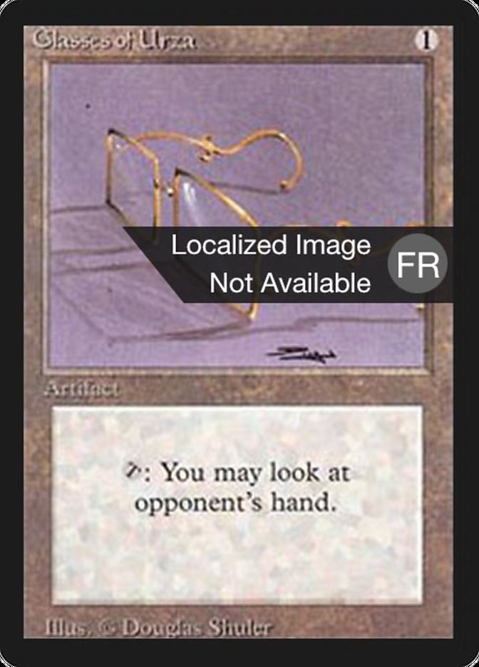 Glasses of Urza [Foreign Black Border] | Game Master's Emporium (The New GME)