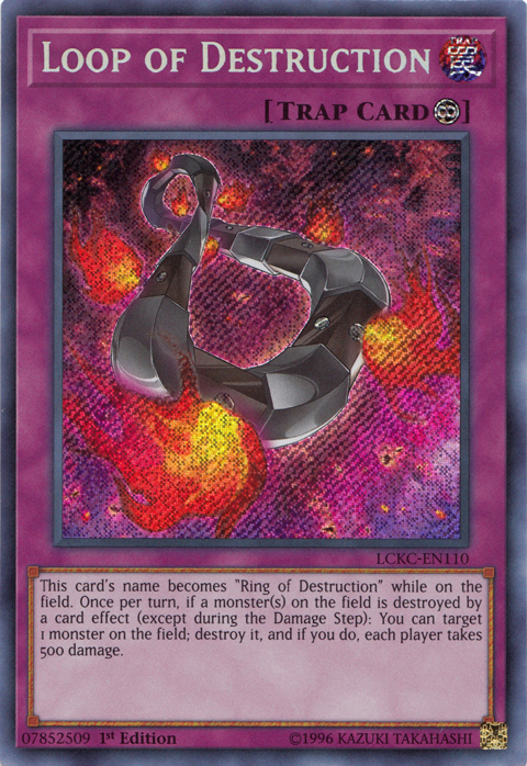 Loop of Destruction [LCKC-EN110] Secret Rare | Game Master's Emporium (The New GME)