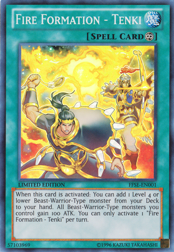 Fire Formation - Tenki [FFSE-EN001] Super Rare | Game Master's Emporium (The New GME)