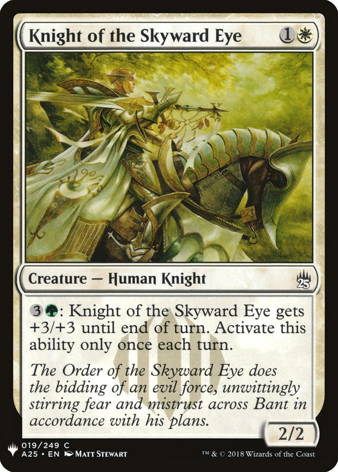 Knight of the Skyward Eye [Mystery Booster] | Game Master's Emporium (The New GME)