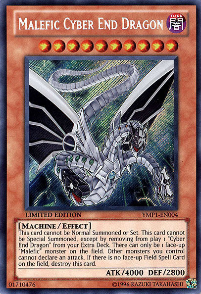 Malefic Cyber End Dragon [YMP1-EN004] Secret Rare | Game Master's Emporium (The New GME)