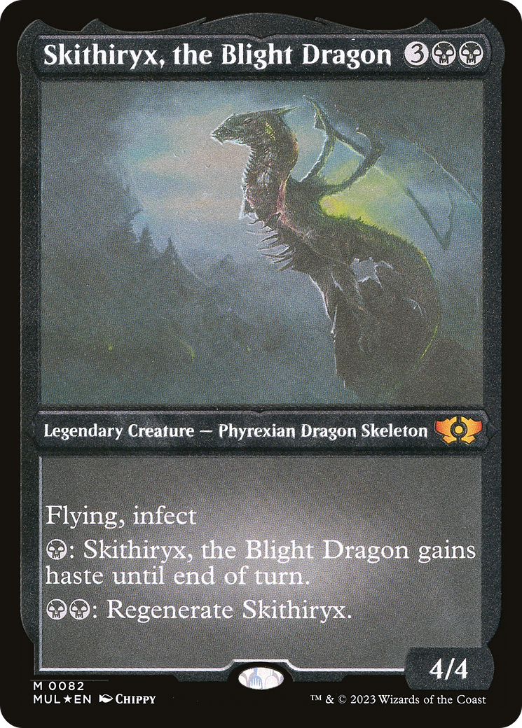 Skithiryx, the Blight Dragon (Foil Etched) [Multiverse Legends] | Game Master's Emporium (The New GME)