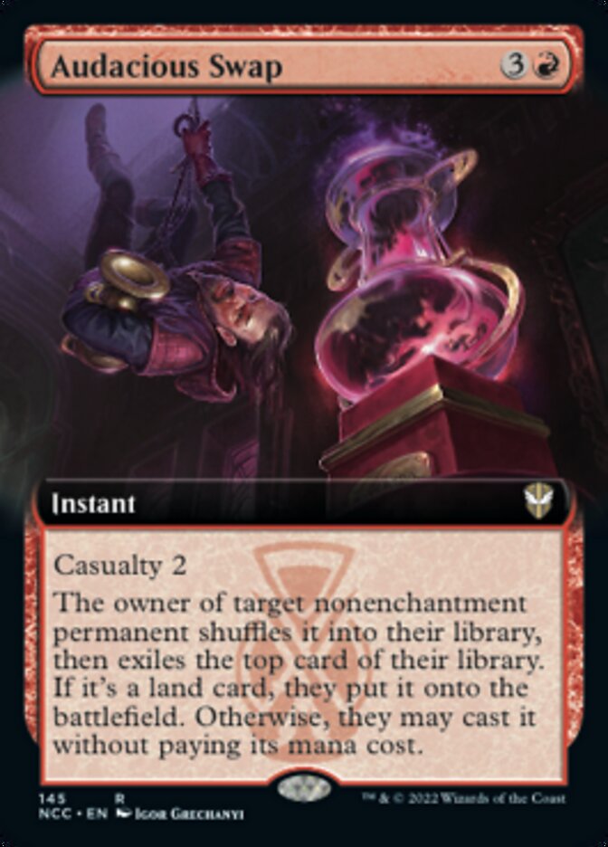 Audacious Swap (Extended Art) [Streets of New Capenna Commander] | Game Master's Emporium (The New GME)