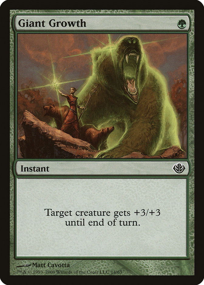 Giant Growth [Duel Decks: Garruk vs. Liliana] | Game Master's Emporium (The New GME)