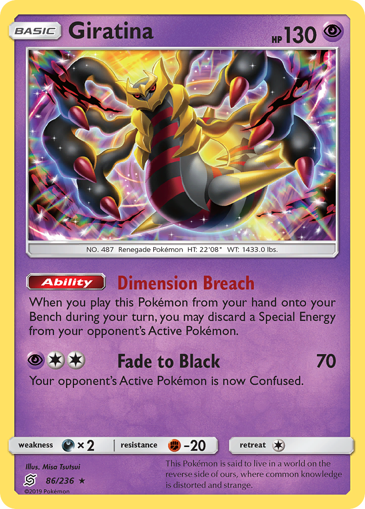 Giratina (86/236) [Sun & Moon: Unified Minds] | Game Master's Emporium (The New GME)