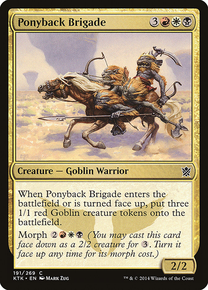 Ponyback Brigade [Khans of Tarkir] | Game Master's Emporium (The New GME)