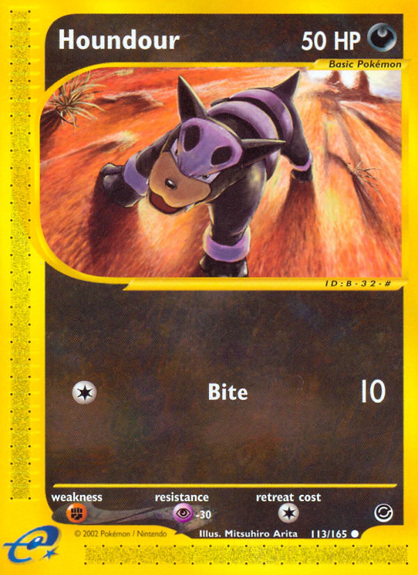 Houndour (113/165) [Expedition: Base Set] | Game Master's Emporium (The New GME)