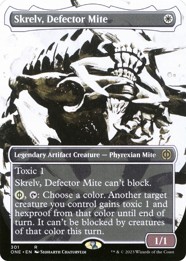 Skrelv, Defector Mite (Borderless Ichor) [Phyrexia: All Will Be One] | Game Master's Emporium (The New GME)
