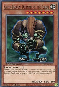 Green Baboon, Defender of the Forest [SBCB-EN053] Common | Game Master's Emporium (The New GME)