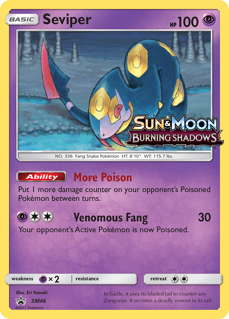 Seviper (SM46) [Sun & Moon: Black Star Promos] | Game Master's Emporium (The New GME)