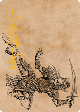 Lae'zel, Vlaakith's Champion Art Card (Gold-Stamped Signature) [Commander Legends: Battle for Baldur's Gate Art Series] | Game Master's Emporium (The New GME)