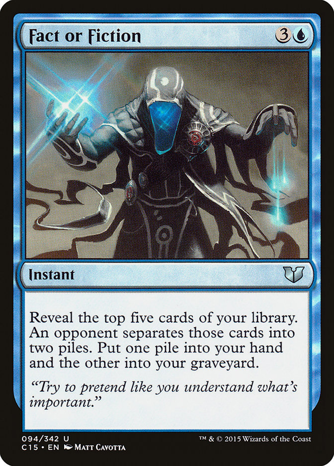 Fact or Fiction [Commander 2015] | Game Master's Emporium (The New GME)