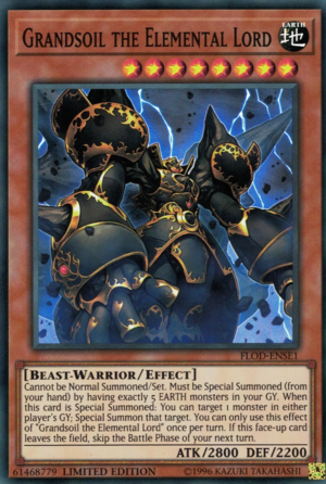 Grandsoil the Elemental Lord [FLOD-ENSE1] Super Rare | Game Master's Emporium (The New GME)