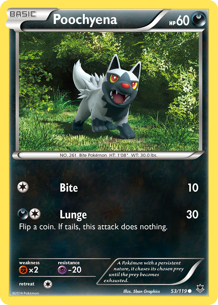 Poochyena (53/119) [XY: Phantom Forces] | Game Master's Emporium (The New GME)