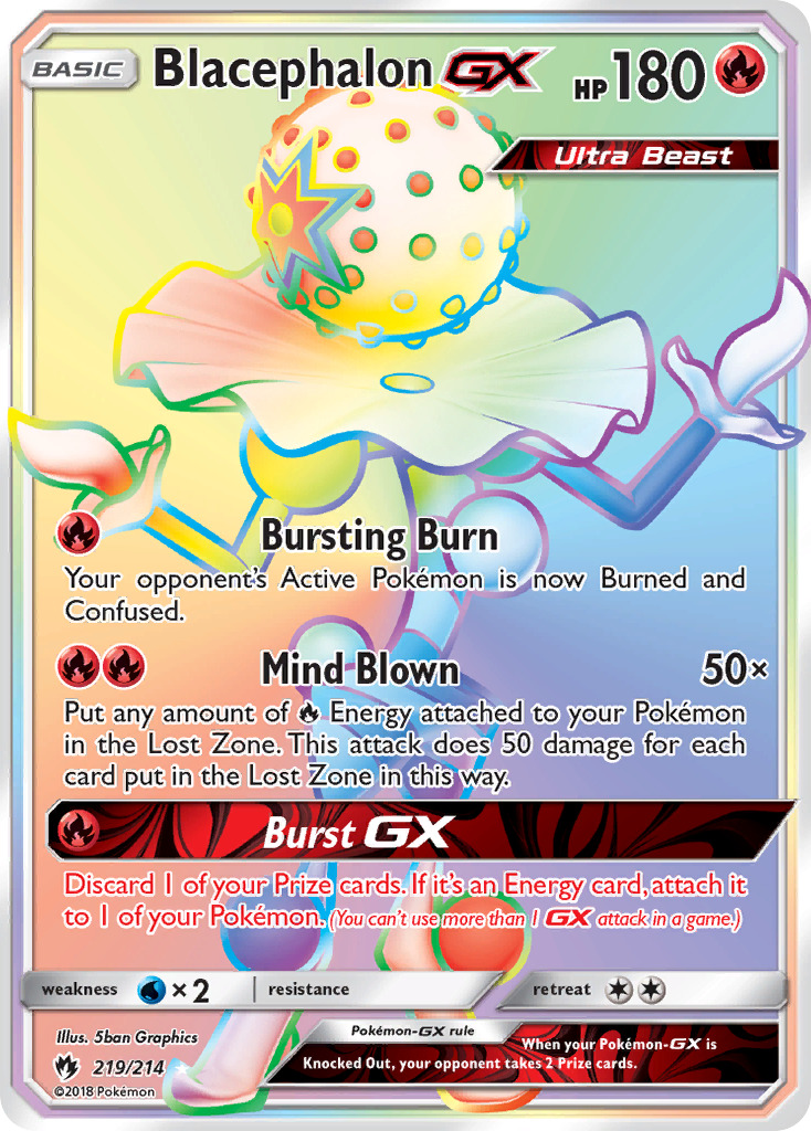 Blacephalon GX (219/214) [Sun & Moon: Lost Thunder] | Game Master's Emporium (The New GME)