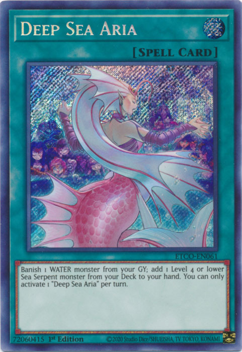 Deep Sea Aria [ETCO-EN061] Secret Rare | Game Master's Emporium (The New GME)