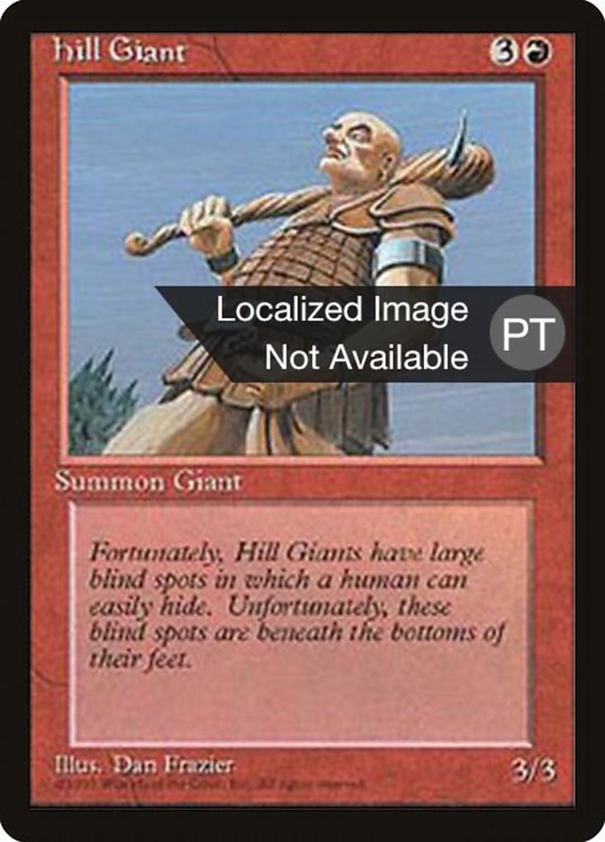 Hill Giant [Fourth Edition (Foreign Black Border)] | Game Master's Emporium (The New GME)