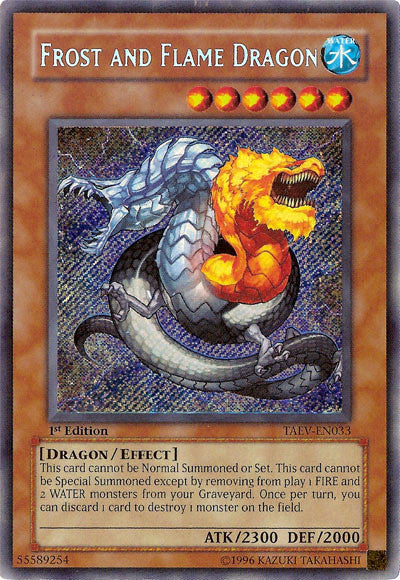 Frost and Flame Dragon [TAEV-EN033] Secret Rare | Game Master's Emporium (The New GME)