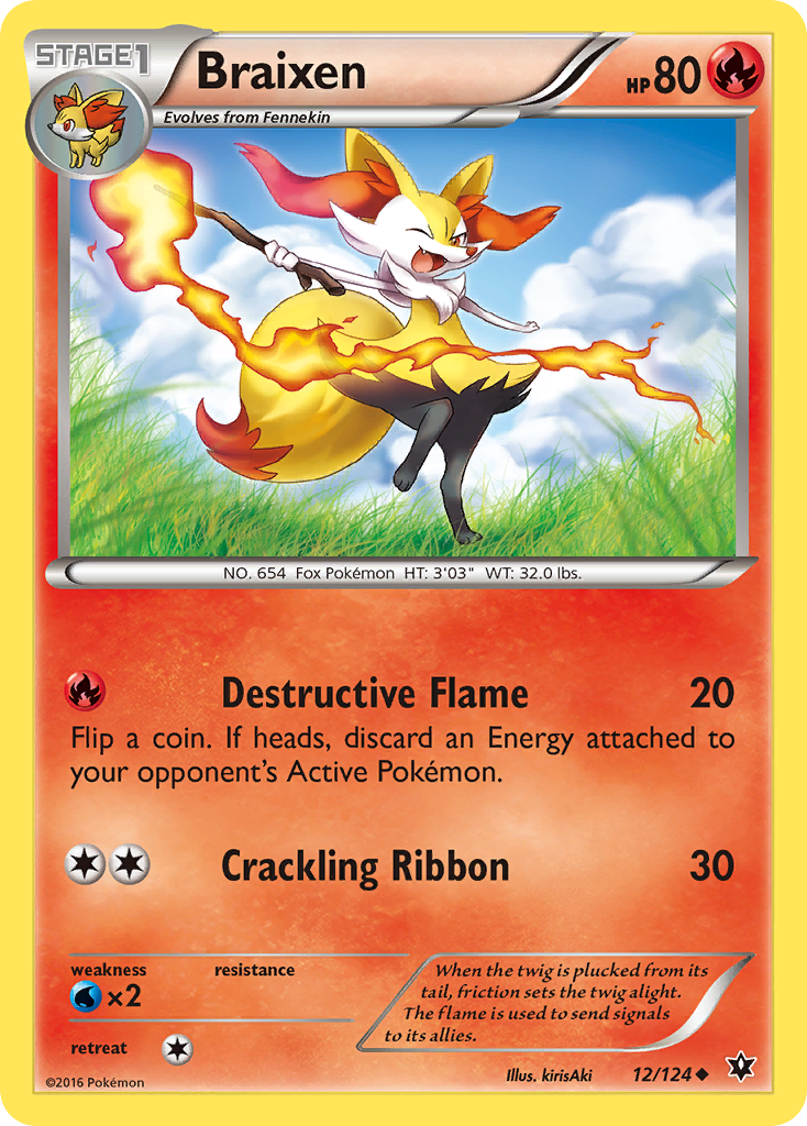 Braixen (12/124) [XY: Fates Collide] | Game Master's Emporium (The New GME)