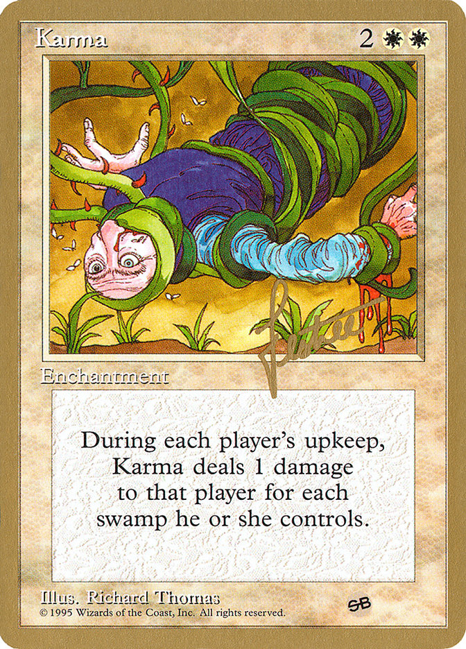 Karma (Bertrand Lestree) (SB) [Pro Tour Collector Set] | Game Master's Emporium (The New GME)
