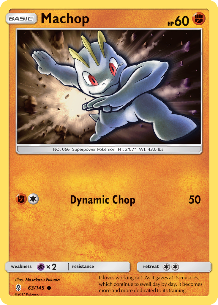 Machop (63/145) [Sun & Moon: Guardians Rising] | Game Master's Emporium (The New GME)