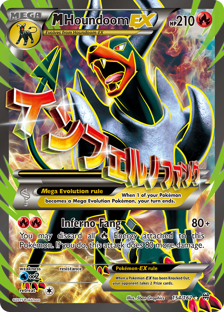 M Houndoom EX (154/162) [XY: BREAKthrough] | Game Master's Emporium (The New GME)