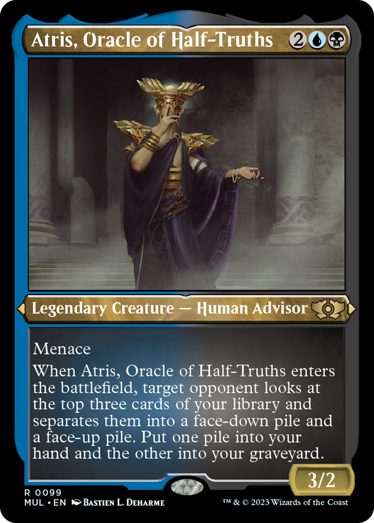 Atris, Oracle of Half-Truths (Foil Etched) [Multiverse Legends] | Game Master's Emporium (The New GME)