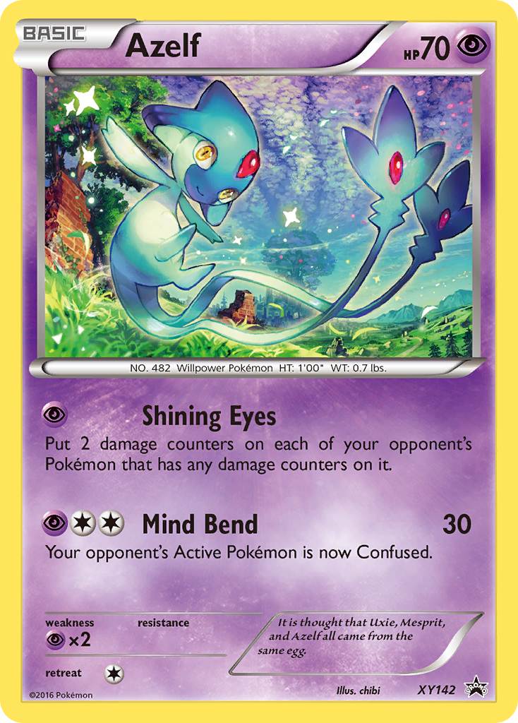 Azelf (XY142) [XY: Black Star Promos] | Game Master's Emporium (The New GME)