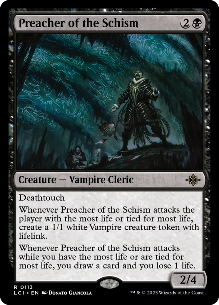 Preacher of the Schism (Extended Art) [The Lost Caverns of Ixalan] | Game Master's Emporium (The New GME)