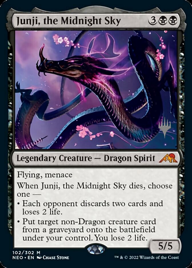 Junji, the Midnight Sky (Promo Pack) [Kamigawa: Neon Dynasty Promos] | Game Master's Emporium (The New GME)