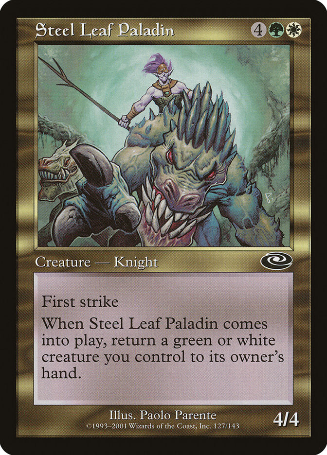 Steel Leaf Paladin [Planeshift] | Game Master's Emporium (The New GME)
