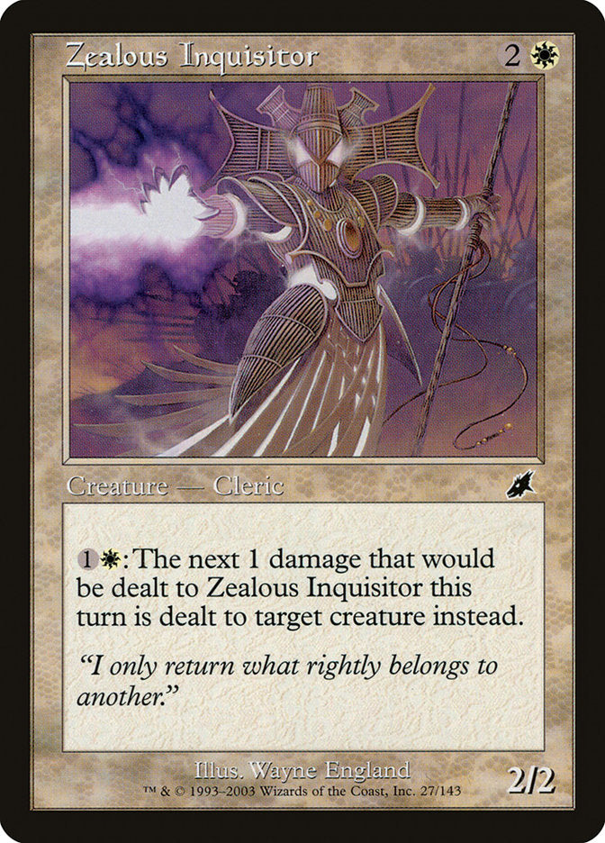 Zealous Inquisitor [Scourge] | Game Master's Emporium (The New GME)
