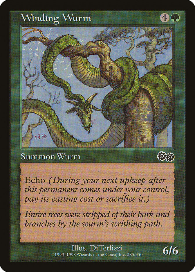 Winding Wurm [Urza's Saga] | Game Master's Emporium (The New GME)